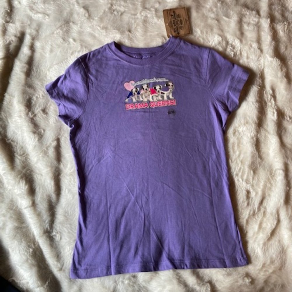 2/$30 Route 66 Purple T-shirt Girls Size 10/12 NWT